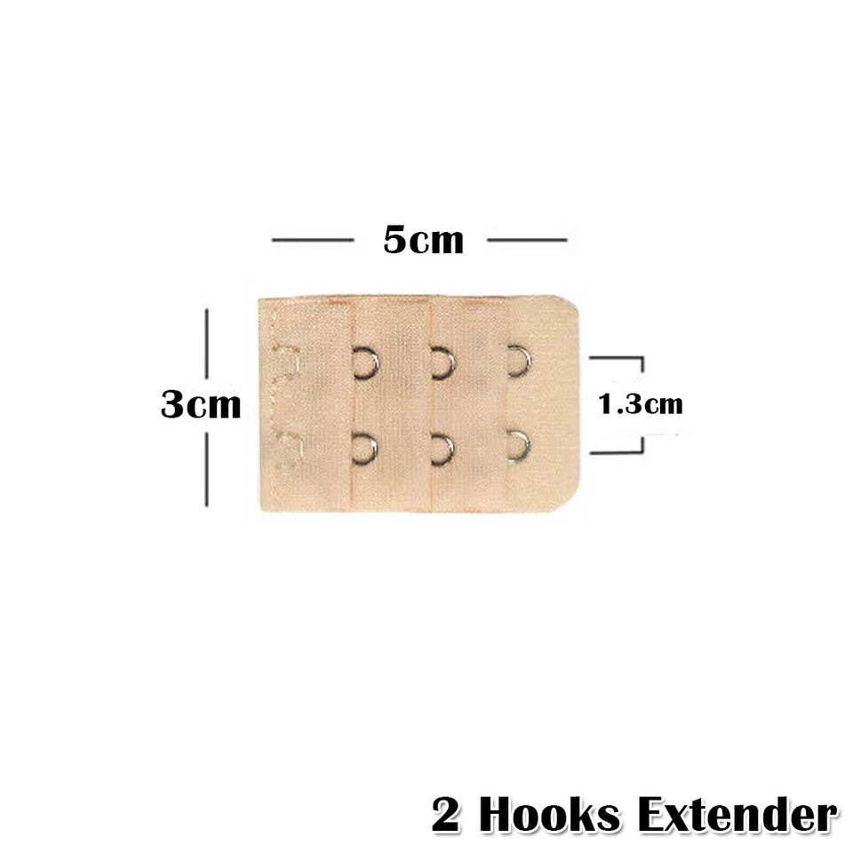Clip On Bra Extender Extension 2 3 4 Hook Ladies Women Plus Size Maternity Strap