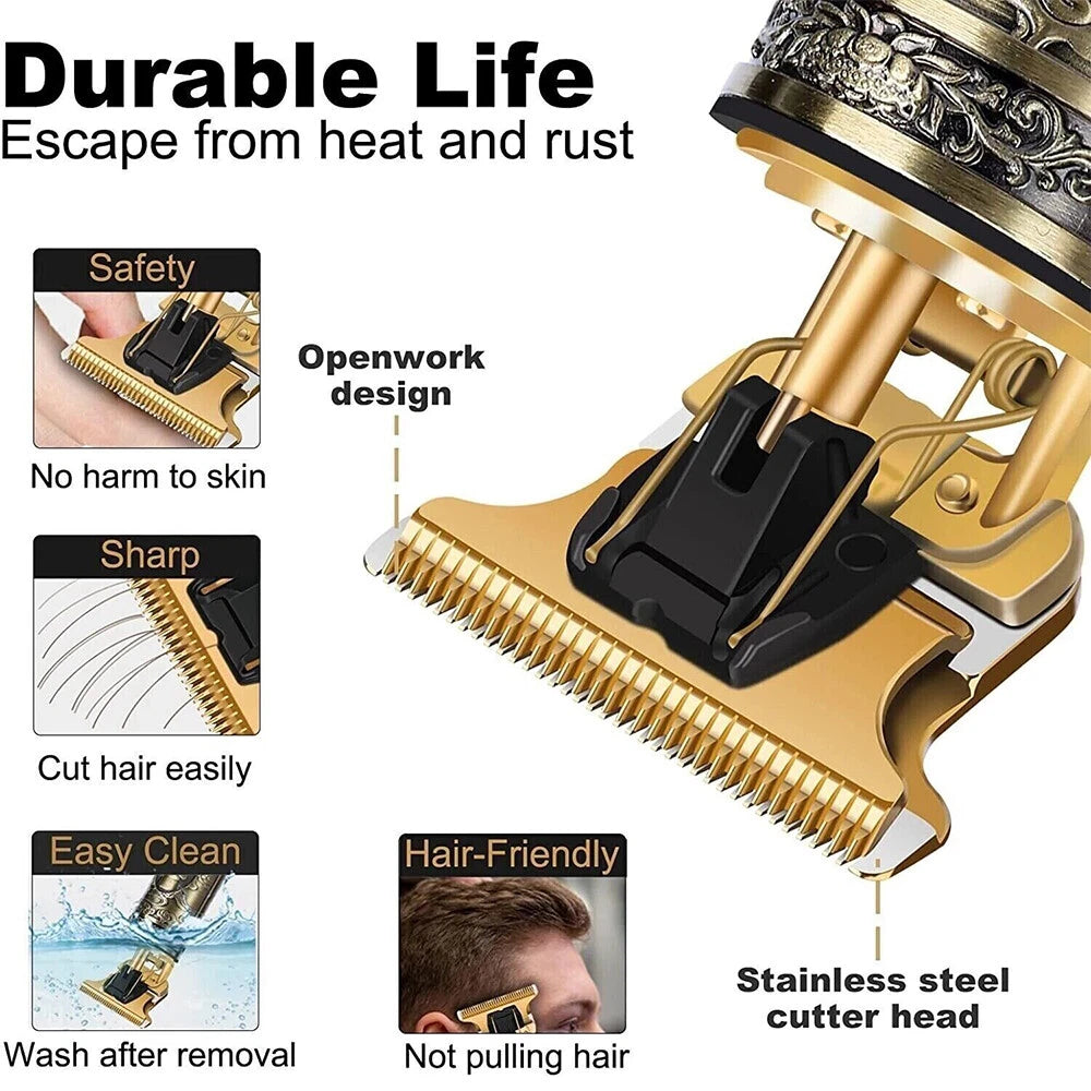 Rechargeable Hair Clippers & Beard Trimmer Set