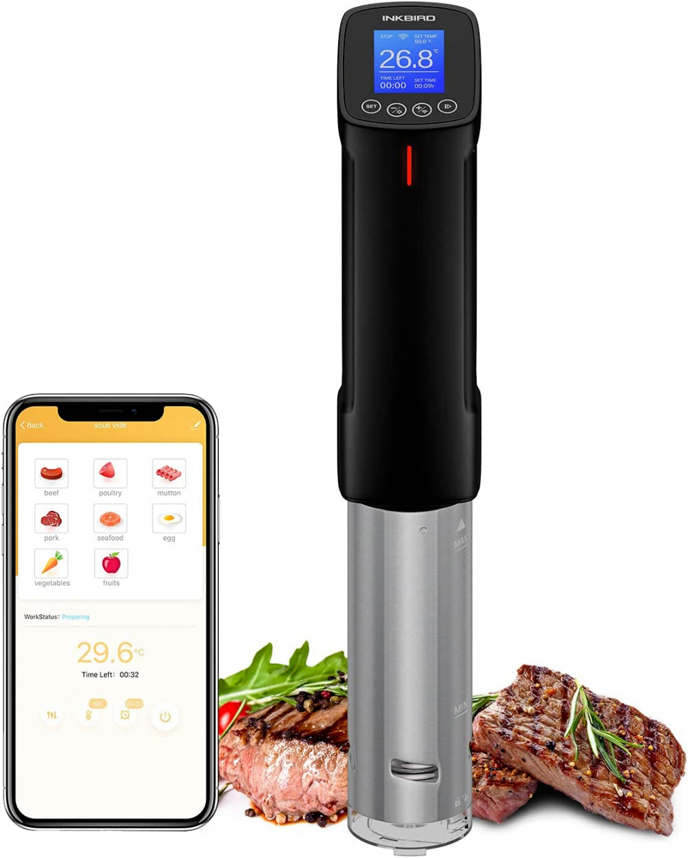 Wifi Sous Vide Programmable Precision Cooker 3D Water Circulation Smart Immersion Circulator
