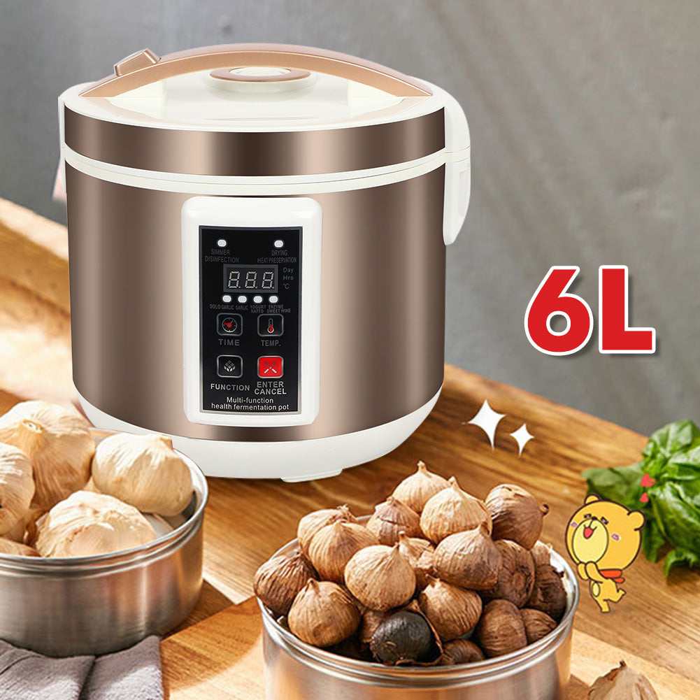 6L Black Garlic Fermenter Full Automatic Garlics Maker Multi Clove Garlic Cooker