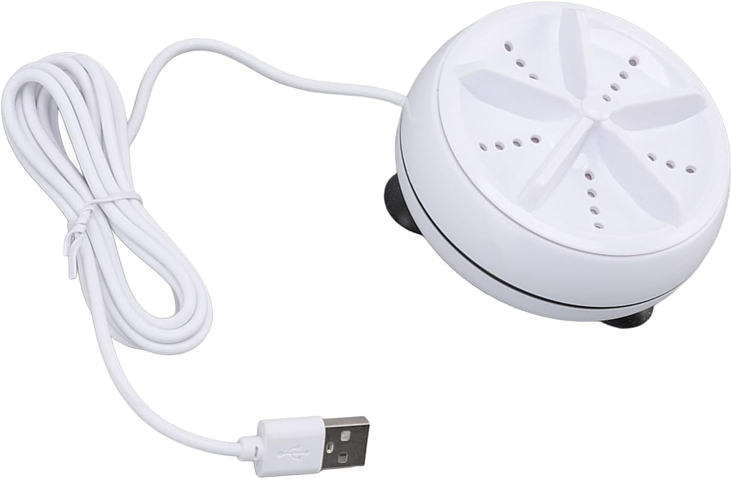 Portable Mini Ultrasonic Automatic Low Noise Washing Machine Turbo Washer With USB Power Efficient Laundry , Perfect Companion For Travel, Camping, & Dorm Living