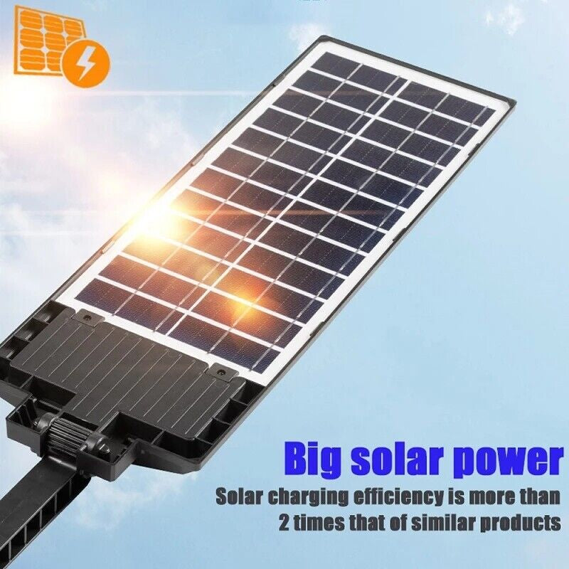 Super Bright 504 LED Solar Outdoor Floodlight Motion Sensor Security Light for Garden Walkway