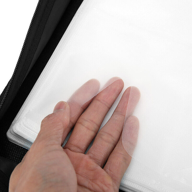 320 Disc CD DVD Case Wallet Storage Holder Album Folder Sleeves Cover Bag Box