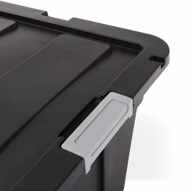 100L Heavy Duty Large Plastic Storage Tub Container that comes with a lid NEW AU
