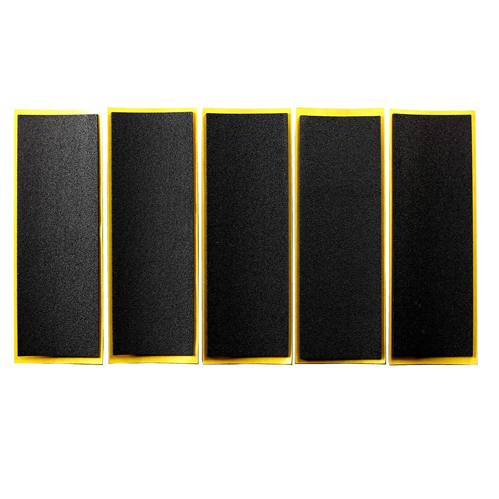 15 PCS Proffessional Fingerboard Black Foam Grip Tape 38X110Mm Skateboard Foam