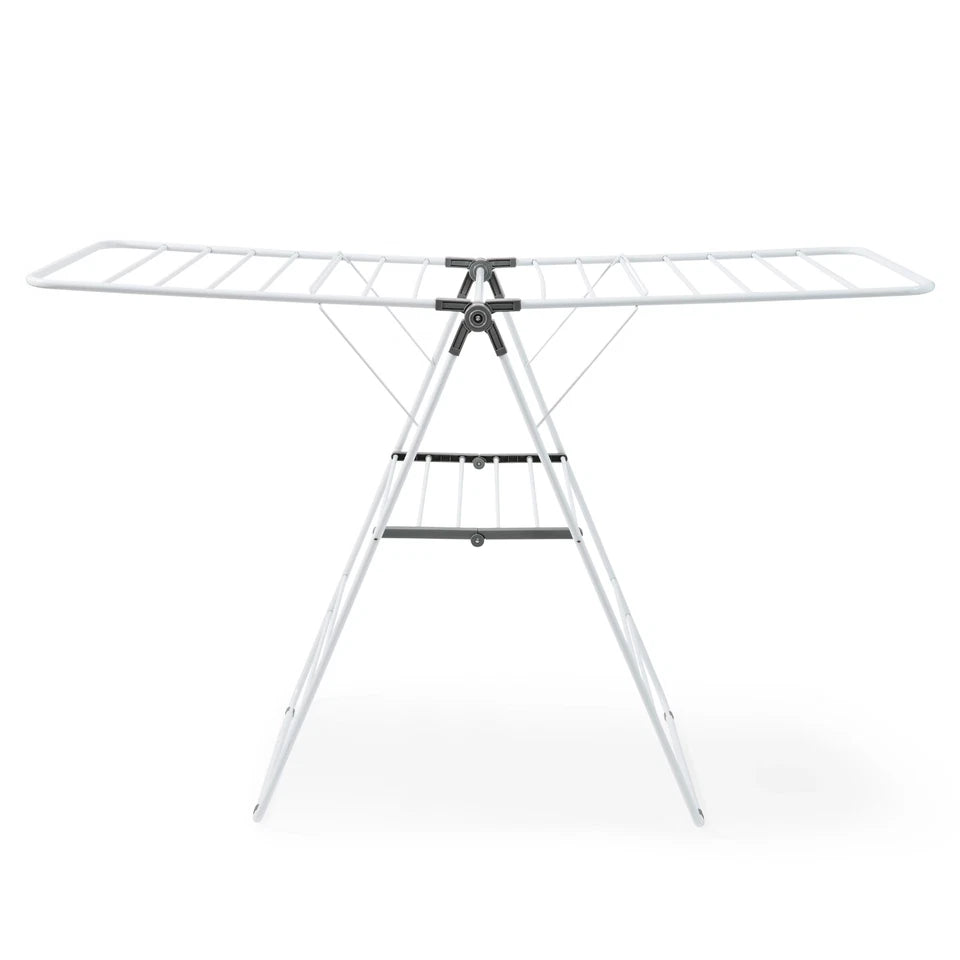 Winged Airer Rack Clothes Drying Foldable Laundry Dryer Stand Indoor-outdoor