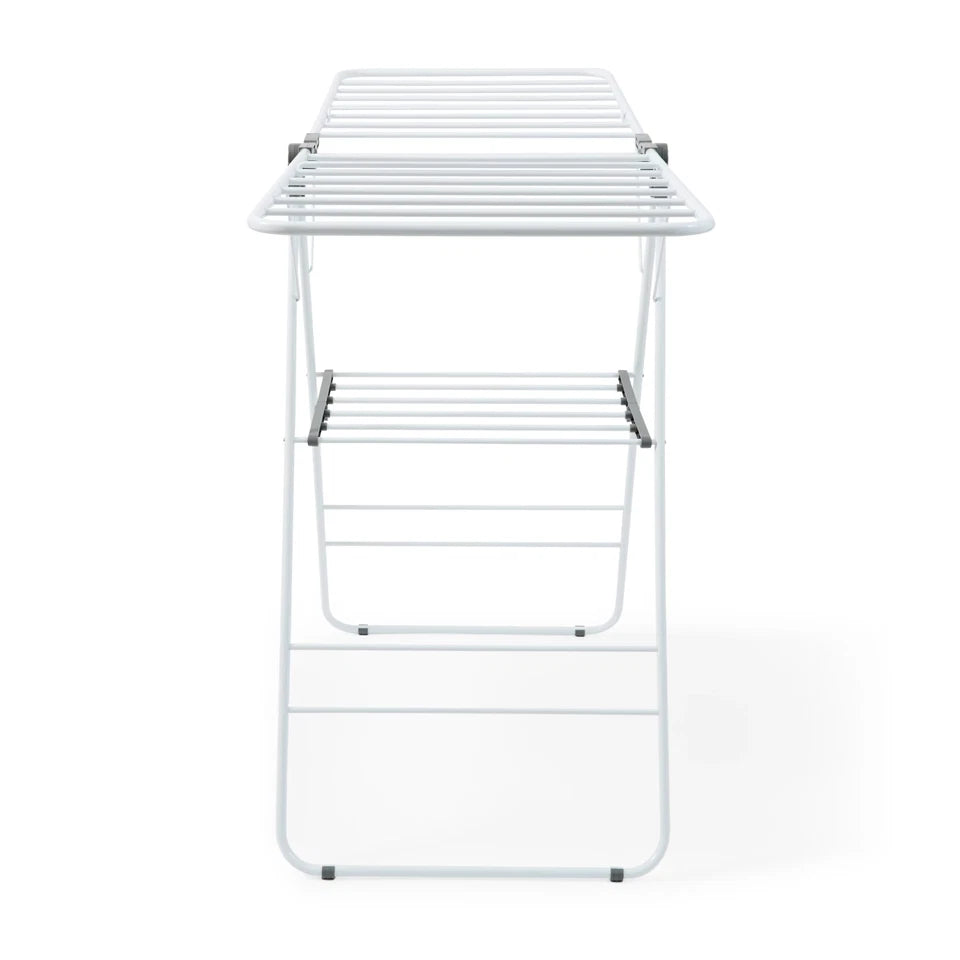 Winged Airer Rack Clothes Drying Foldable Laundry Dryer Stand Indoor-outdoor