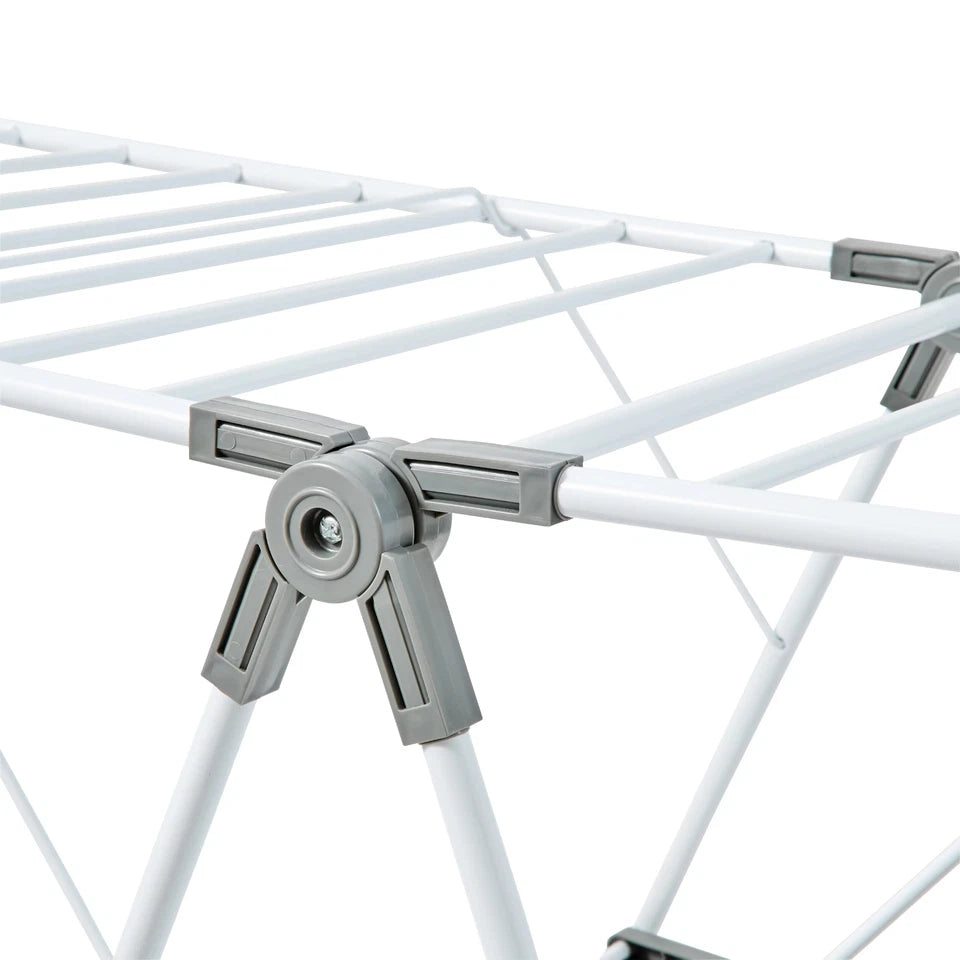 Winged Airer Rack Clothes Drying Foldable Laundry Dryer Stand Indoor-outdoor