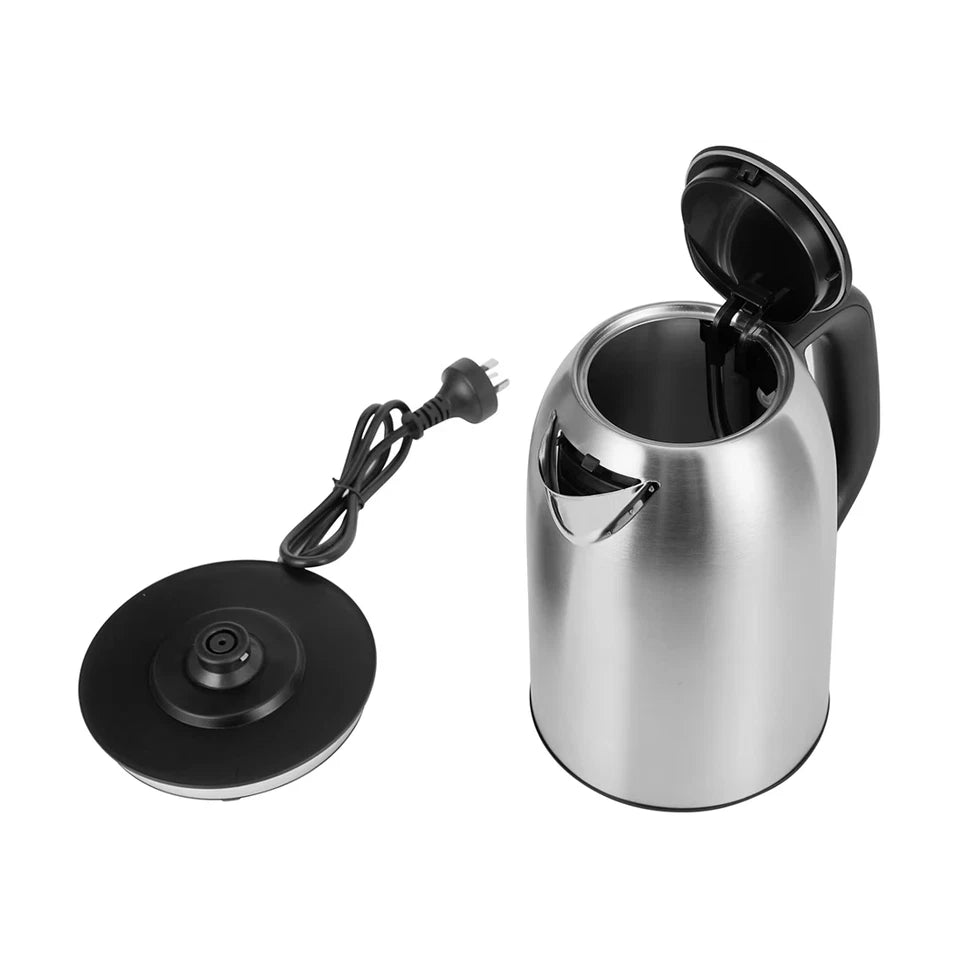 Electric Kettle Stainless Steel 2200W Fast Boil Hot Water Jug 1.7L Tea Kettle AU