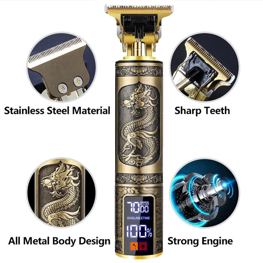 Rechargeable Hair Clippers & Beard Trimmer Set