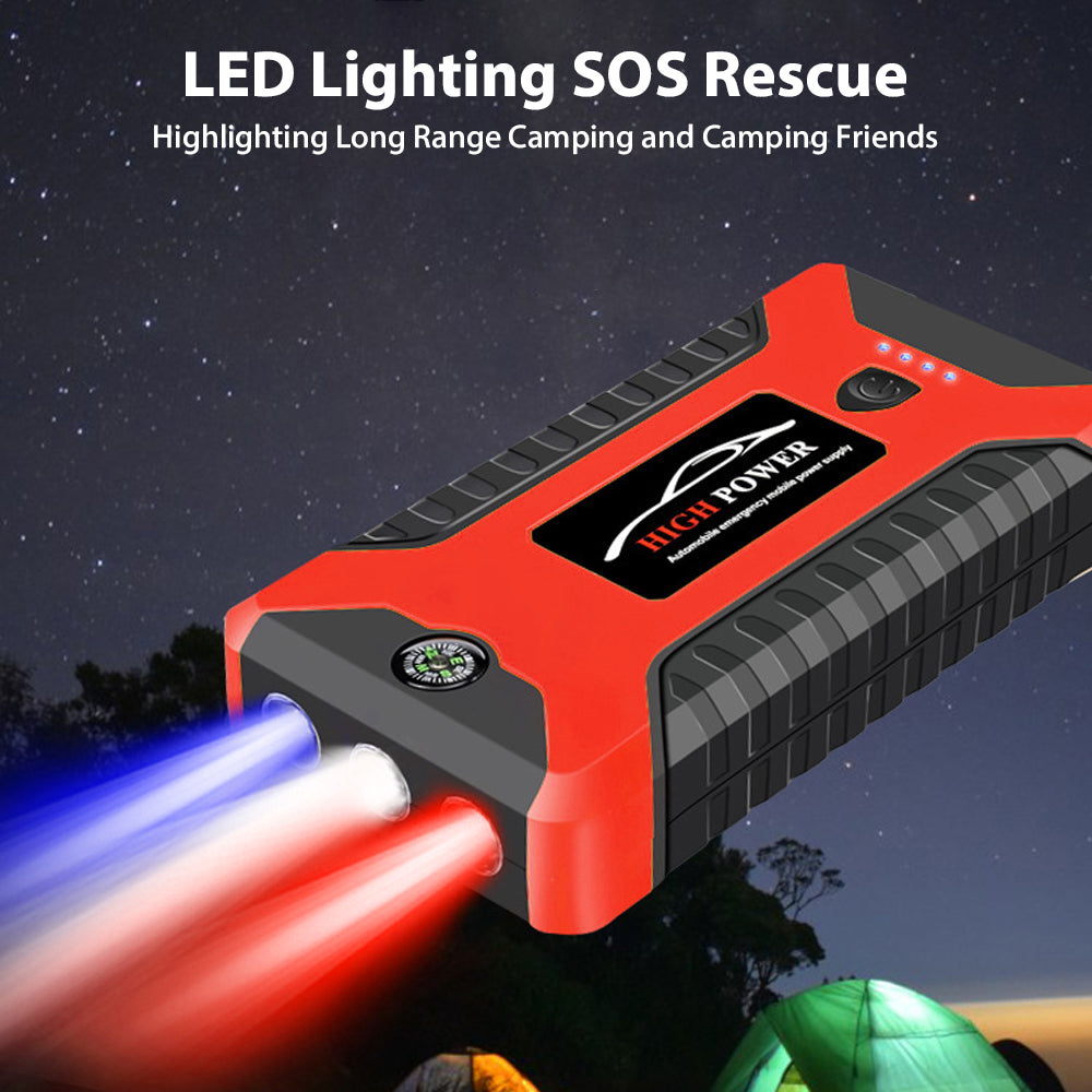 99900Mah 12V Car Jump Starter Pack Booster Charger Battery Power Bank Portable