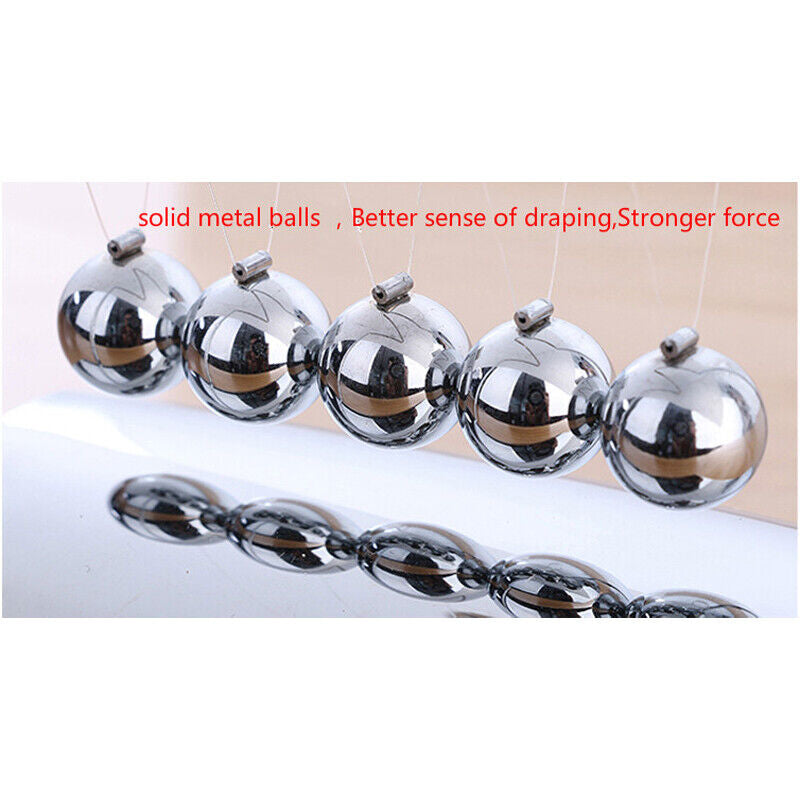 Newton'S Cradle, Desk Ball Stress Toy, Decor Pendulum, Physics Science Ball, AU