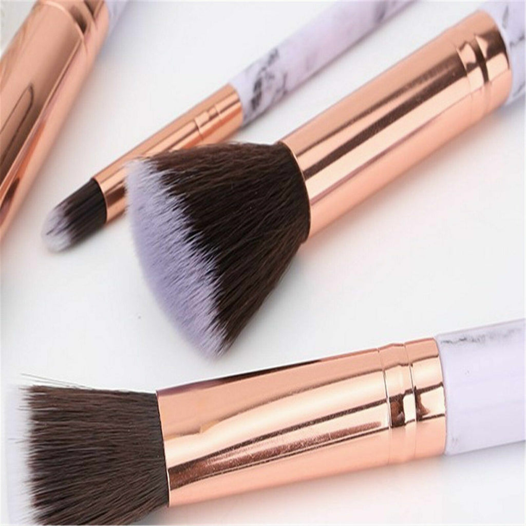 10Pcs Professional Makeup Brush Set Foundation Blusher Cosmetic Make-Up Brushes For Women