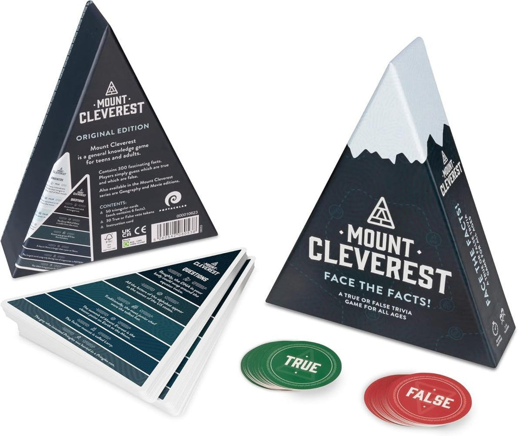100 PICS MOUNT CLEVEREST Trivia Game - True or False, Fun Family Travel Game New