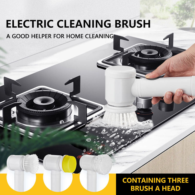 5 in 1 Electric Cordless Spin Scrubber Turbo Scrub Super Power Cleaning Brush AU