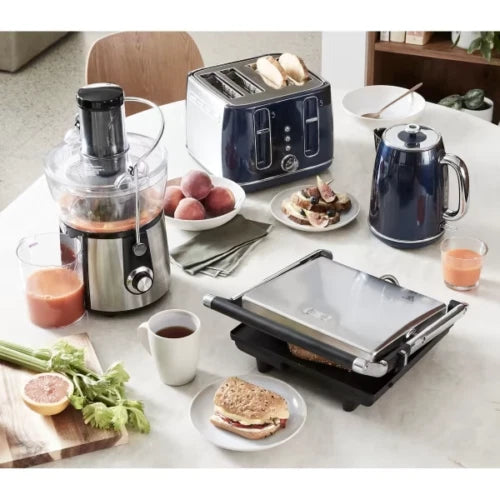 4 Slice Sandwich Maker Press Large Grill Non Stick Electric Jaffle Grill Toaster