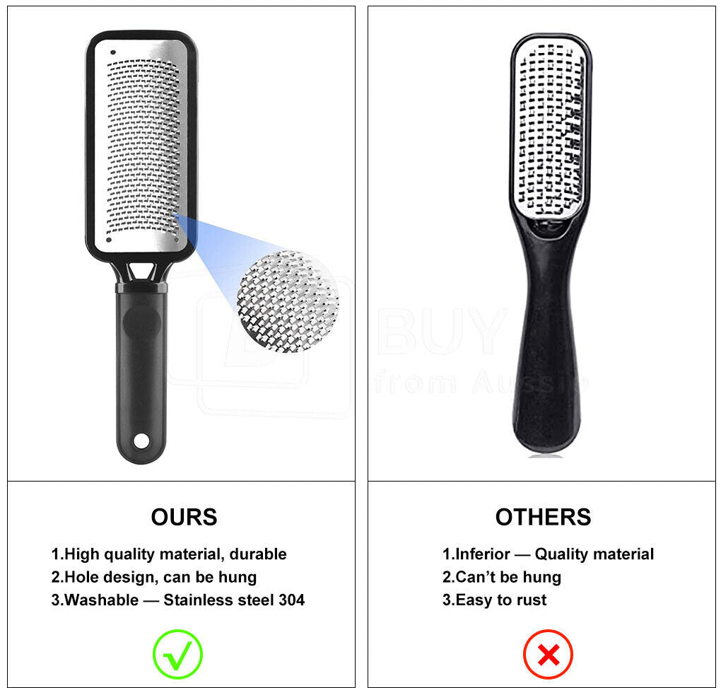 Foot File Scraper Grater Pedicure Rasp Callus Remover Tool Skin Shaver Cutter