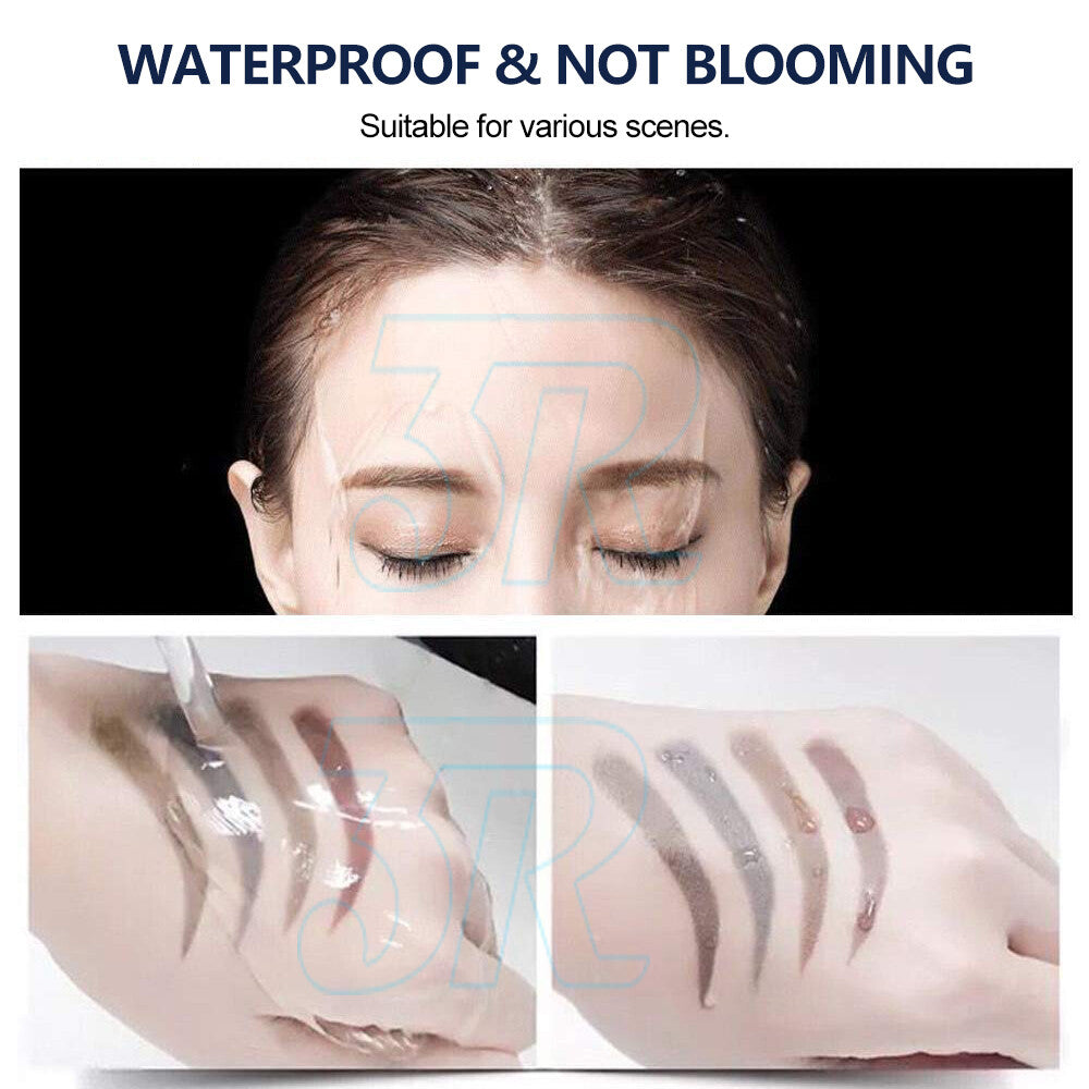 Waterproof Eyebrow Pencil Brow Eye Eyeliner Pen with Brush Makeup Cosmetic Tool