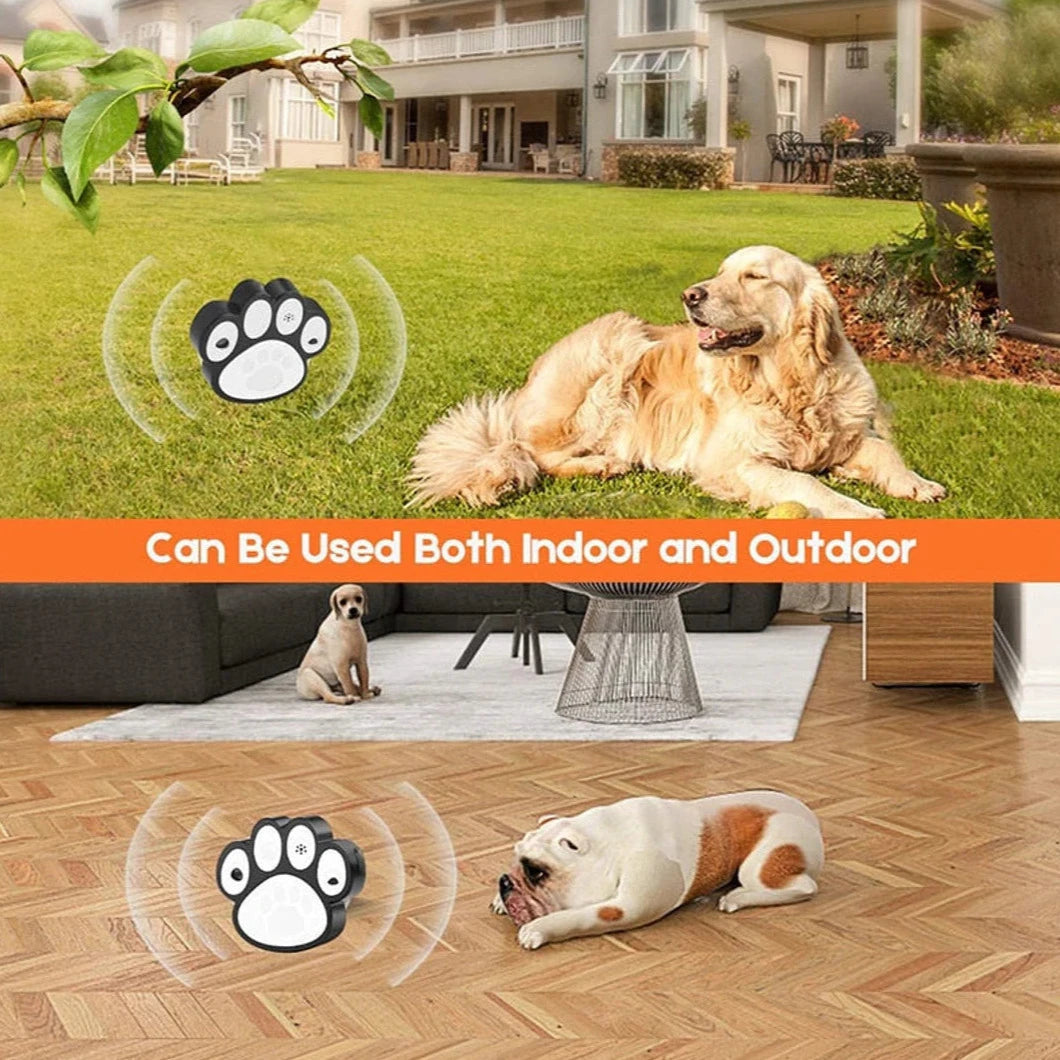 Ultrasonic Stronger Anti-Dog Barking Deterrent Repeller Device Training Dogs Not to Bark Up To 50ft Away 3 Different Adjustable Level Safe For Dogs