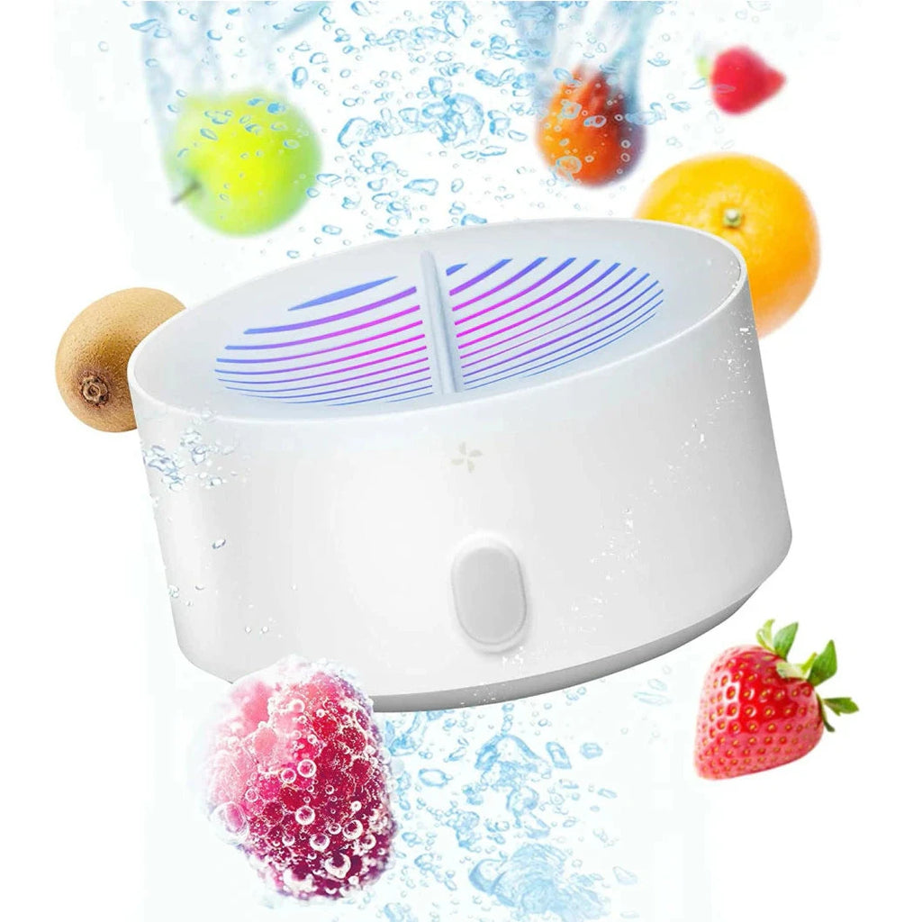 Portable Fruit & Vegetable Washer For Deep-Cleansing Fruit & Vegetable Portable Automatic Washing Machine,  Sterilizer For Fresh, Safe, And Clean Produce In Your Kitchen