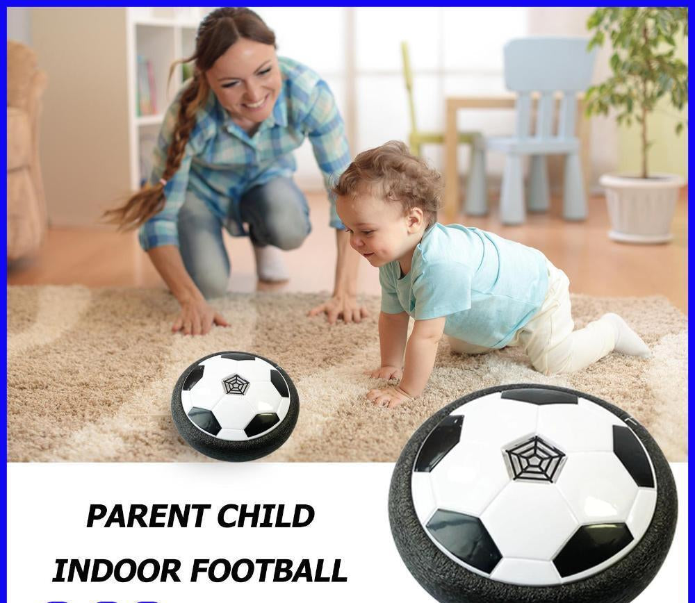 LED Music Kids Hover Soccer Ball, Battery Operated Air Floating Disc (18Cm)