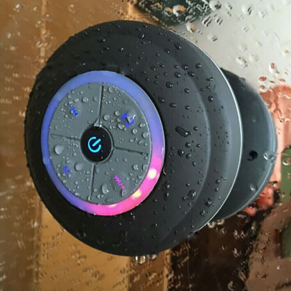 Bluetooth LED Waterproof Speaker Wireless Shower Music Stereo Handsfree Portable