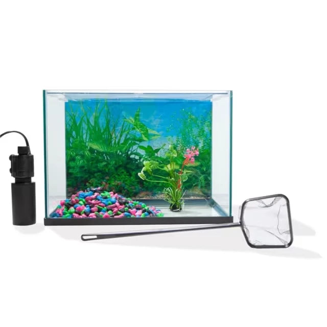 Aquarium Fish Tank Starter Kit Pack with Accessories and Free Shipping 20 L