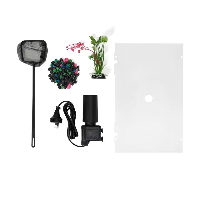 Aquarium Fish Tank Starter Kit Pack with Accessories and Free Shipping 20 L