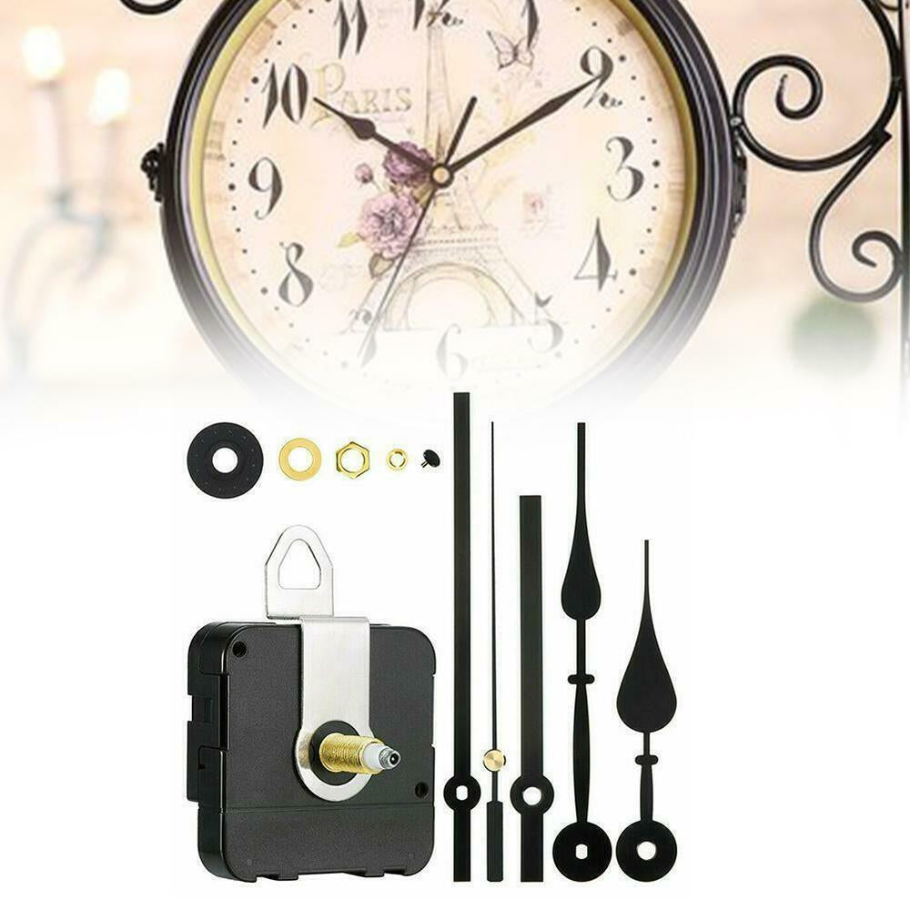 1X Replacement Quartz Clock Movement Mechanism Motor & Metal Hands & Fittings 