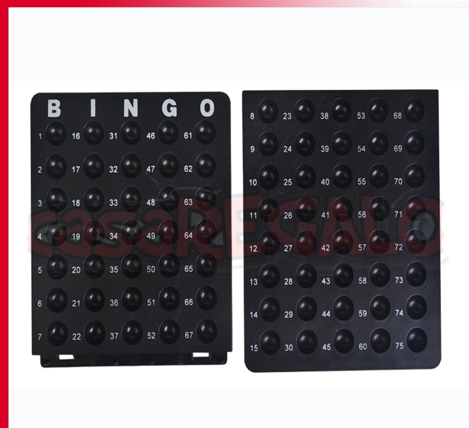 Wire Metal Cage Bingo Game Set 75 Balls Machine Rotary 18 Cards 150 Markers