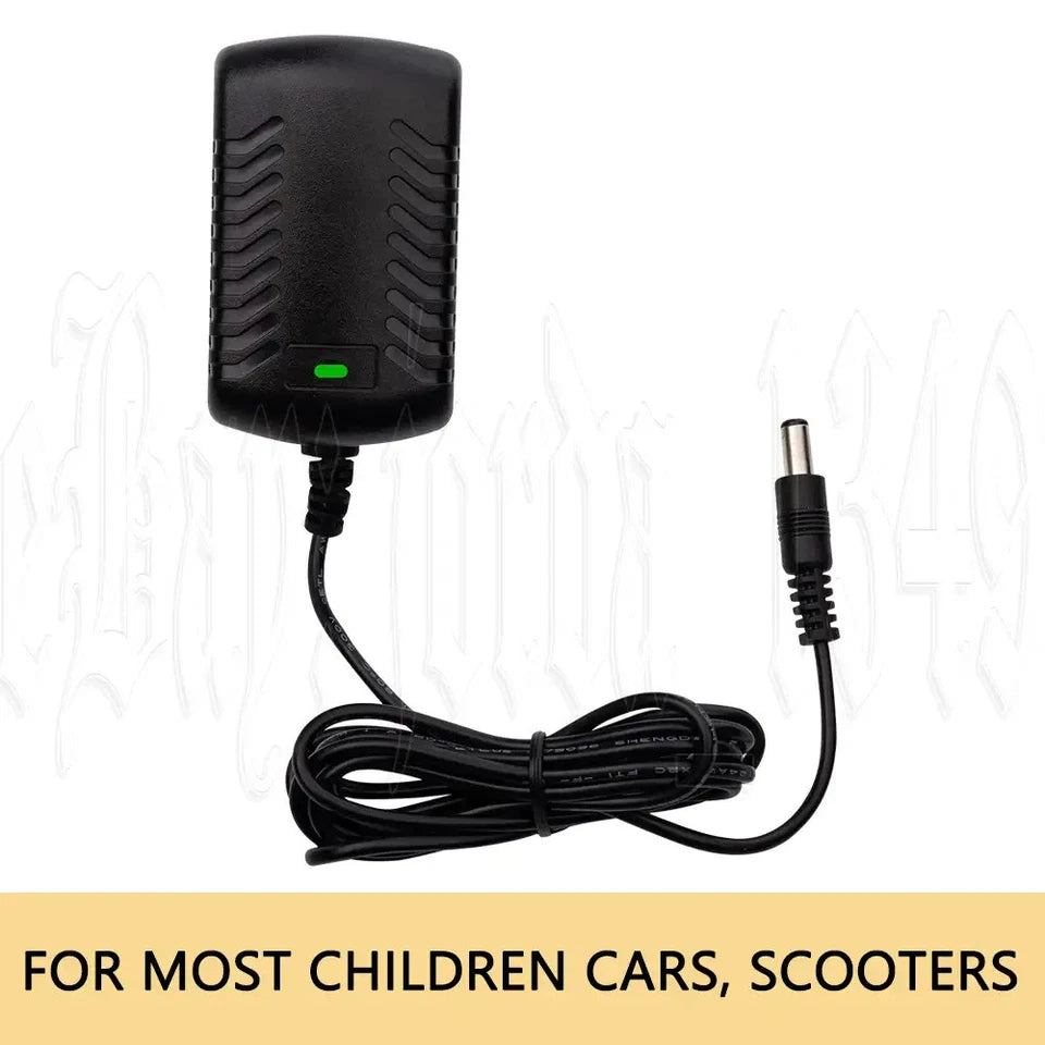24V Kids Ride on Cars Battery Charger Toy Car Bike Scooter Buggy Power Adapter