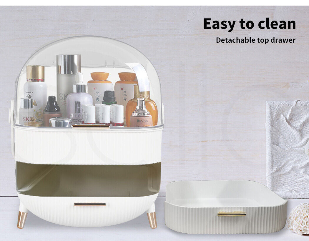 Makeup Case Organiser Cosmetic Carry Storage Box Portable Jewelry Drawer Holder