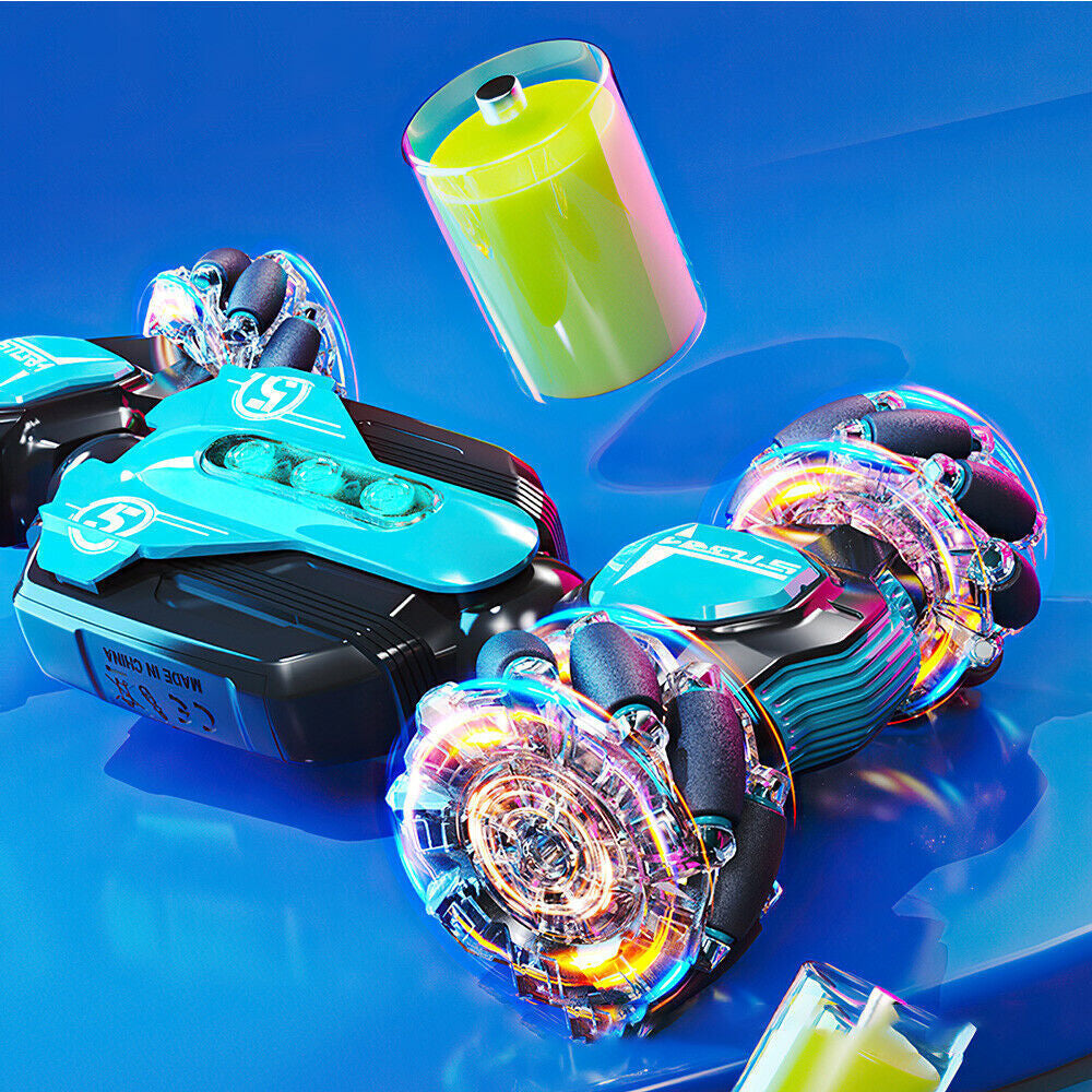 Kids 360° Stunt Car Hand Gesture Sensing RC 4WD Remote Control off Road Toy Gift