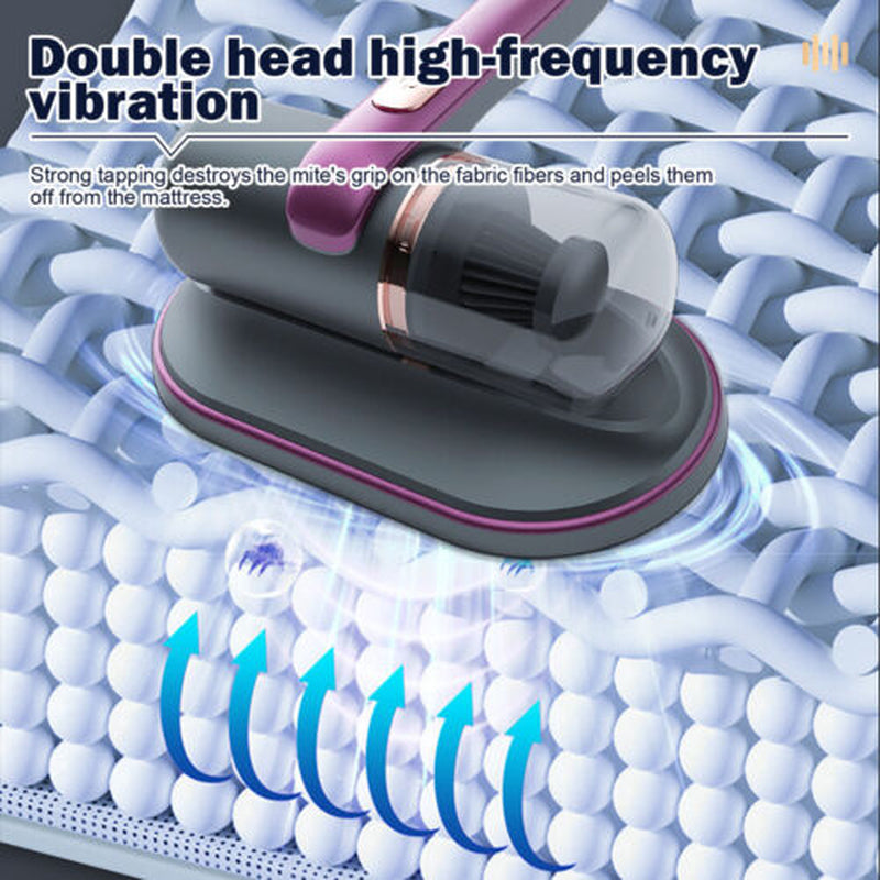 Cordless Dust Mite Remover Vacuum UV Cleaner 10000Kpa Home Bed Sofa Mattress Kit