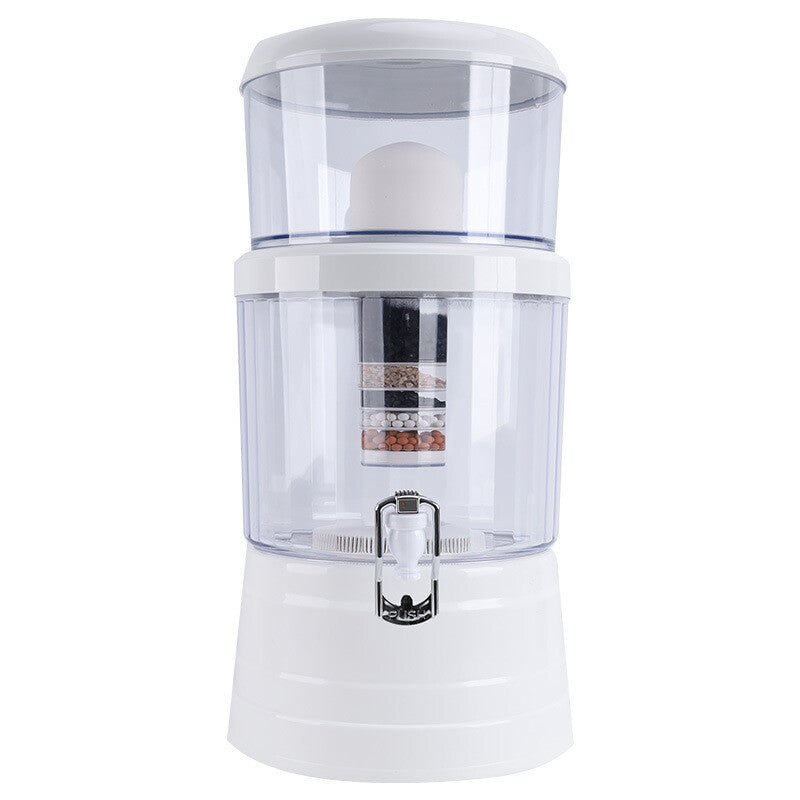 16L Benchtop 8 Stage Water Filter Ceramic Miner Carbon Stone Dispenser Purifier