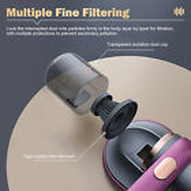 Cordless Dust Mite Remover Vacuum UV Cleaner 10000Kpa Home Bed Sofa Mattress Kit