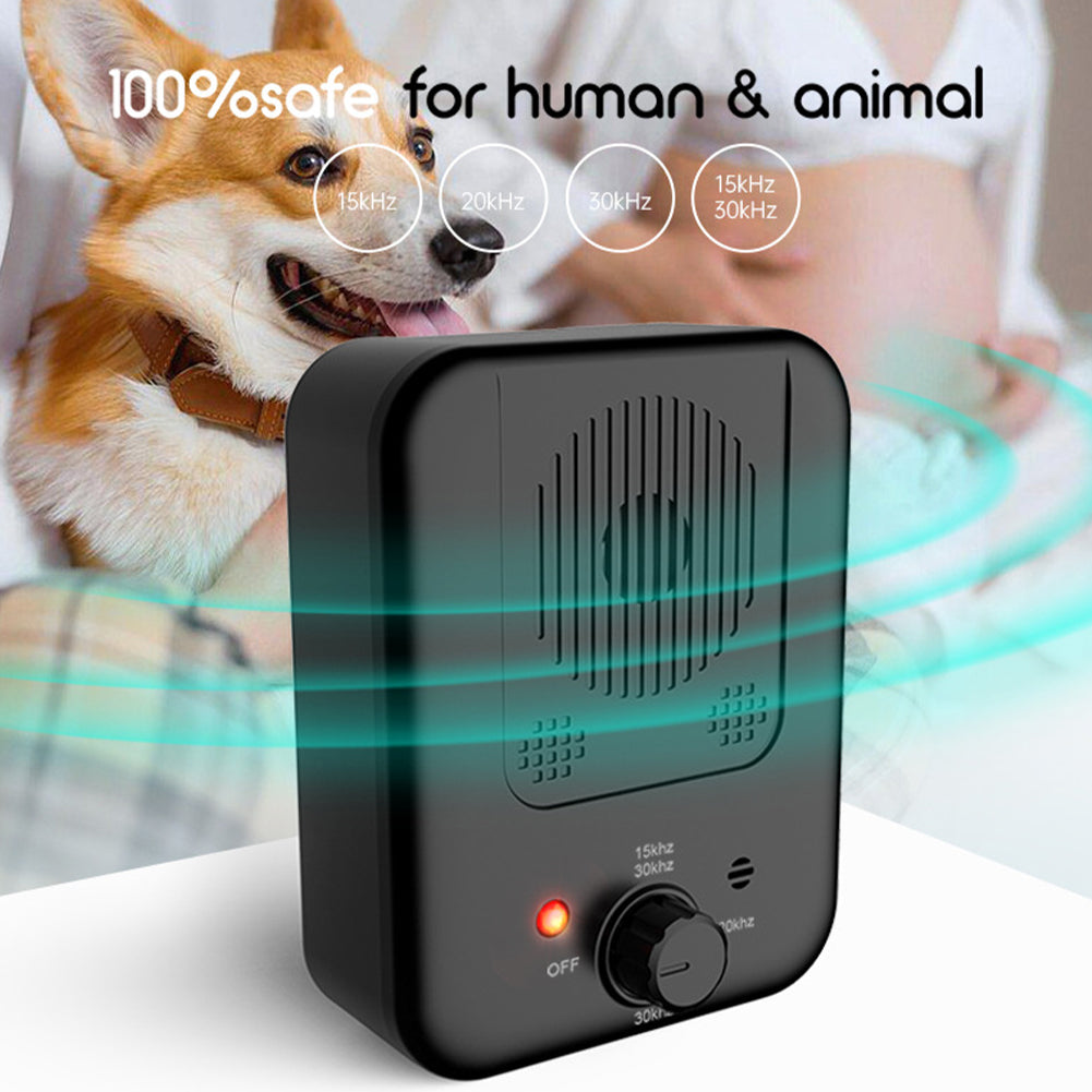 USB Rechargeable Dog Bark Stopper Ultrasonic Anti-Barking Device With 3 Levels Sonic Bark Deterrents 15-30ft Working Distance - Smart Pet Training & Repellent Bark Control Tool