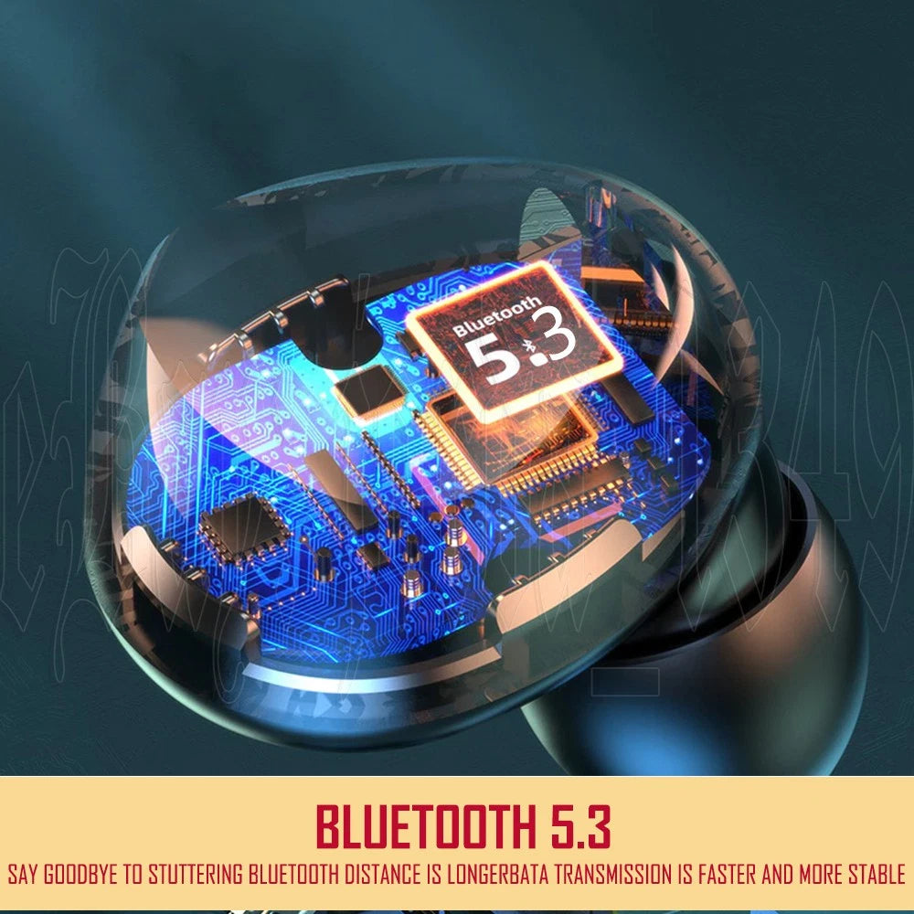 Wireless Bluetooth 5.3 Earbuds M10 LED Display Earphones Waterproof Headphone OZ