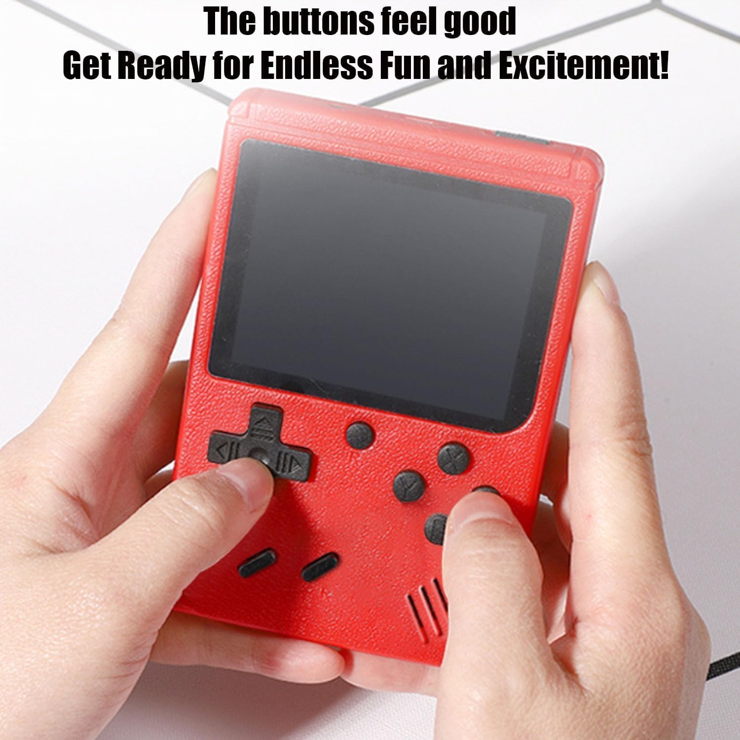 Mini Handheld Retro Game Console For Kids and Adult Classic Mini Console with 400 Classic Games Portable Arcade Game Console Is Pocket Friendly 3.0 Inch Color Screen Support for Connecting TV, Best for Christmas / Birthday / Thanksgiving / Valentine Gift