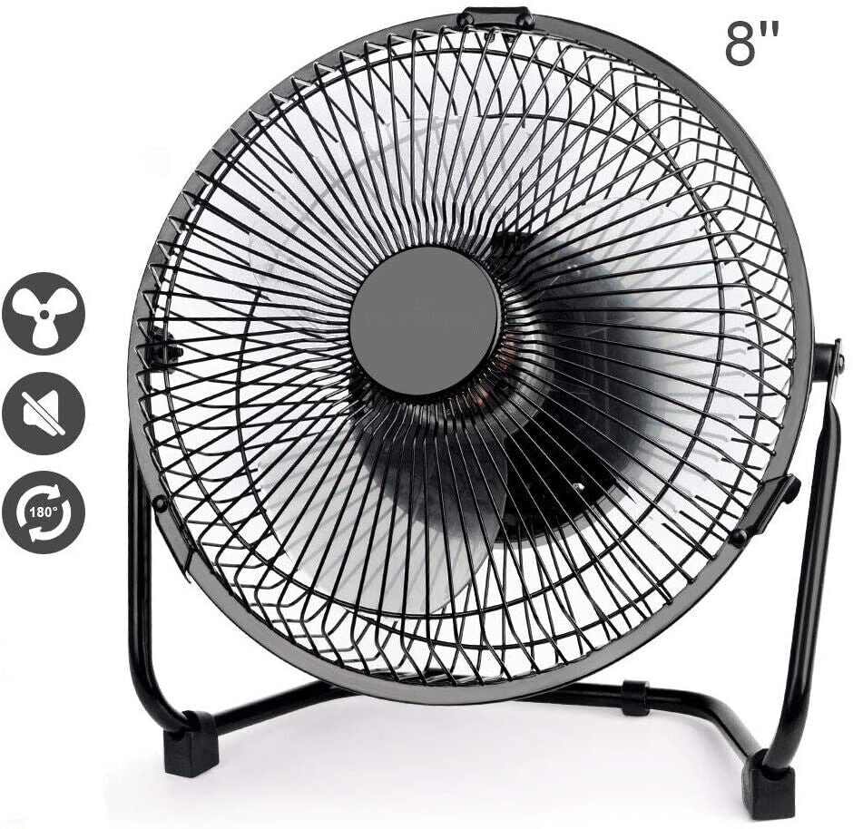 4Inch / 8Inch Portable Mini USB Small Cooling Fan Desk Desktop