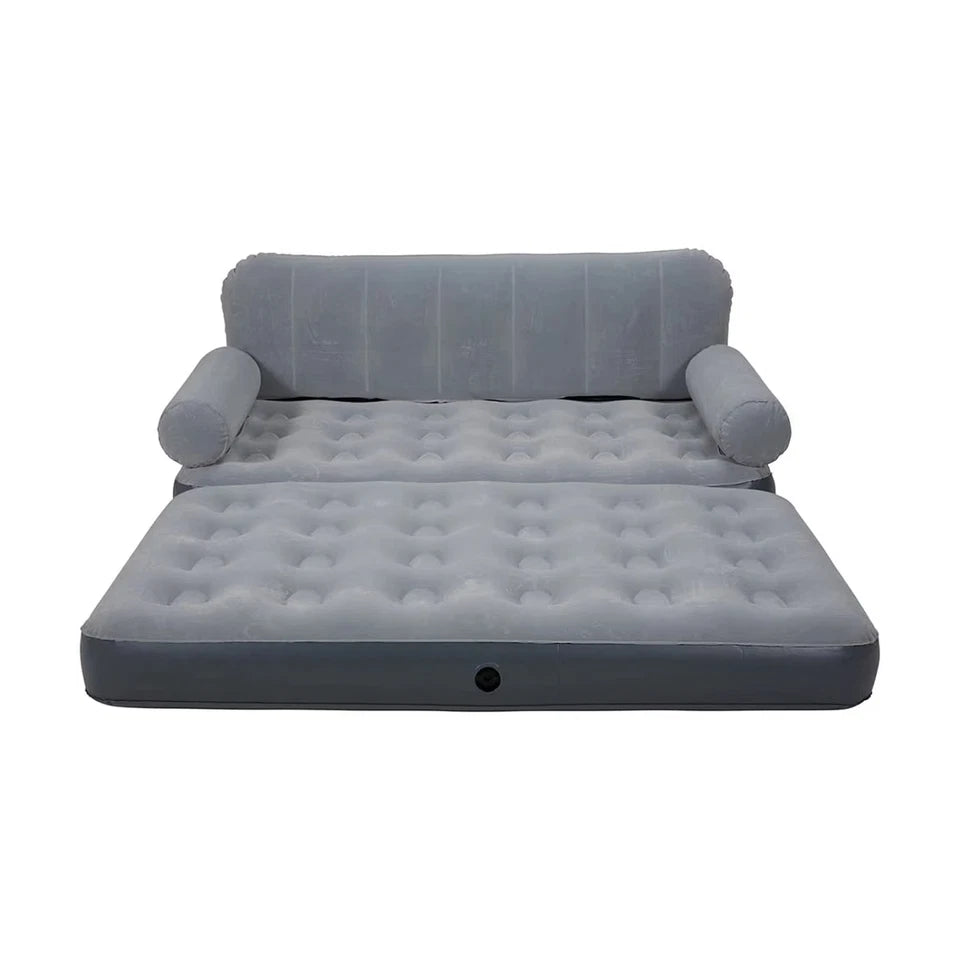 2 Seater Sofa Bed Double Couch Lounge Portable Inflatable Camping Outdoors Home