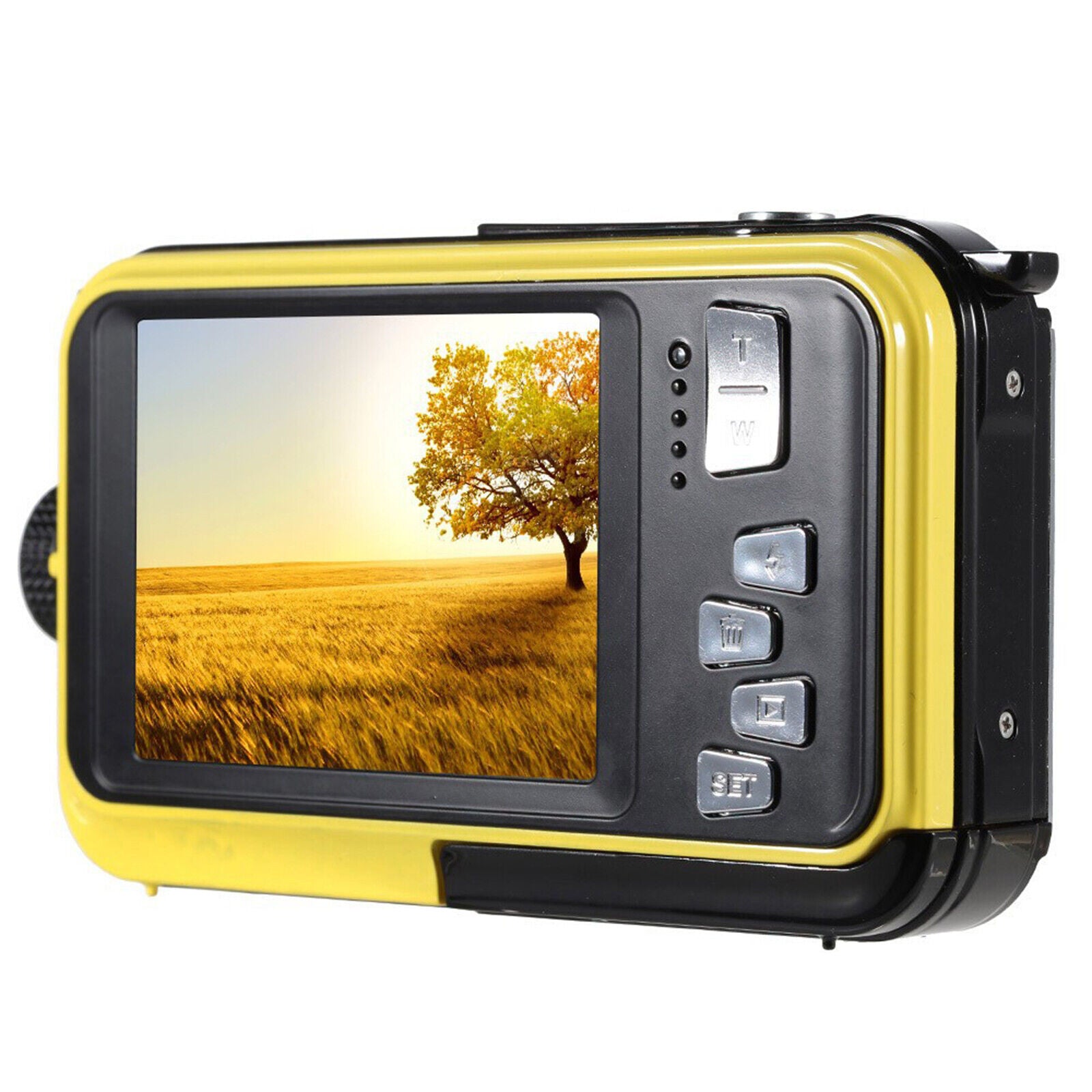 Dual Screens Full HD 2.7K 48MP Digital Camera LCD Displays Underwater Camera
