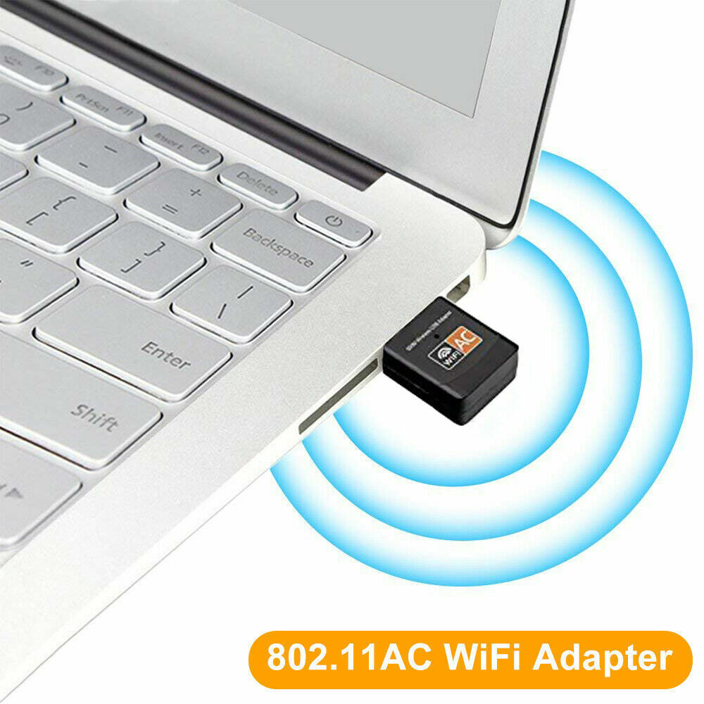 Dual Band 600Mbps USB Wifi Wireless Dongle AC600 Lan Network Receiver USB Adapter 2.4 + 5Ghz