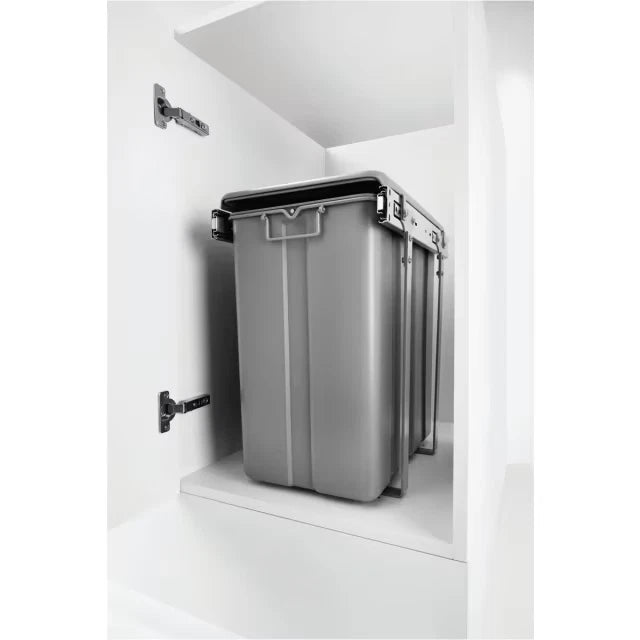 2 Section Under the Sink Pull Out Dual Rubbish Bins Kitchen Cupboard Trash AU