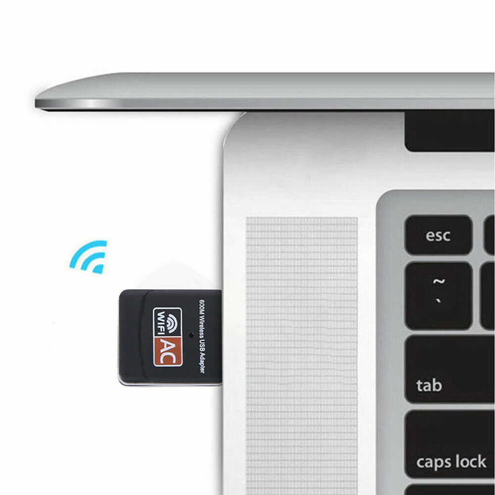 Dual Band 600Mbps USB Wifi Wireless Dongle AC600 Lan Network Receiver USB Adapter 2.4 + 5Ghz