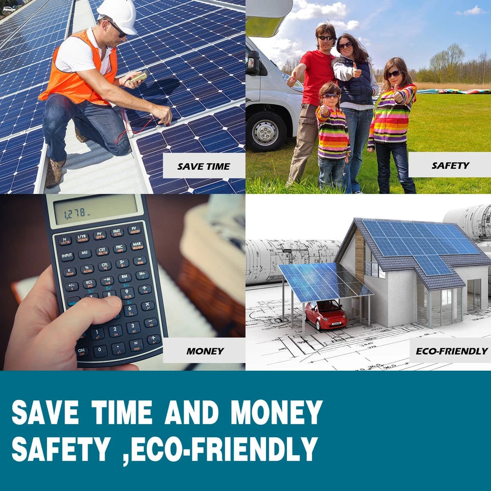 12V 300W Solar Panel 300 Watt Mono Caravan Camping Home Battery Charging Power