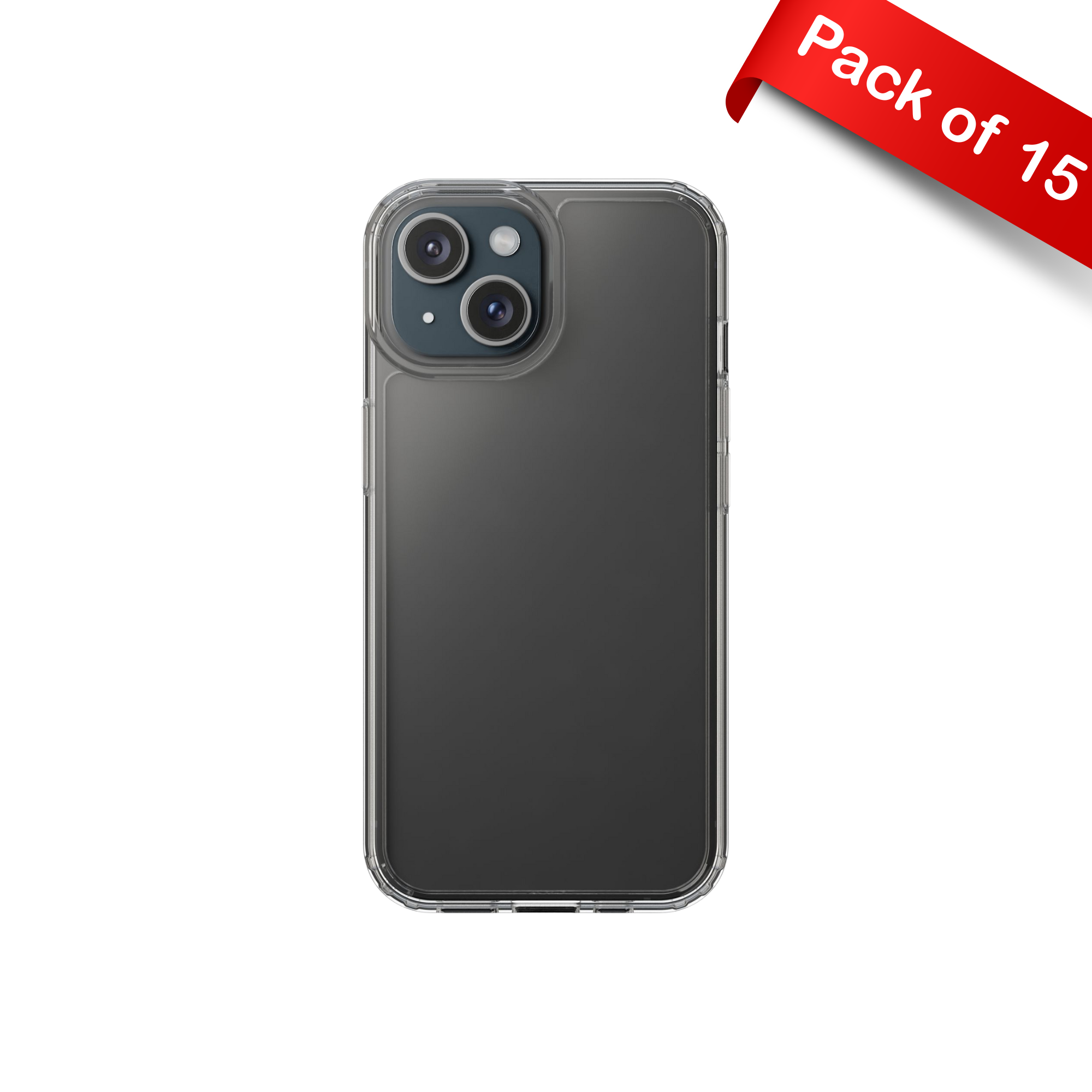 Clear Jelly Soft TPU Phone Case Cover for iPhone 11 / 12 / 13 / 14 / 15 Series – Shockproof Slim Transparent Protective Back Case (Pro / Plus / Max Models)