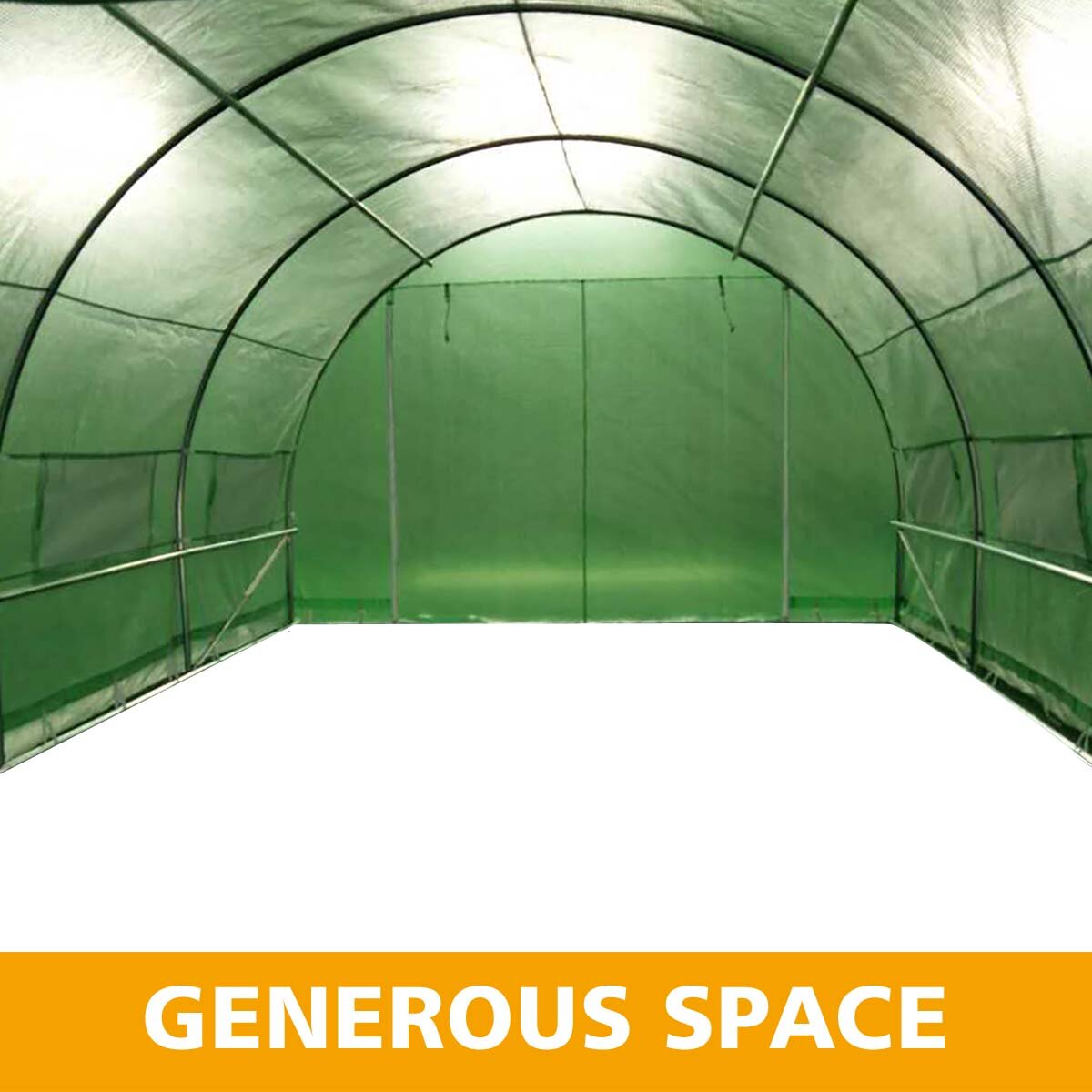 NEW Walk in Greenhouse Tunnel Plant Garden Storage 3X4.5X2M