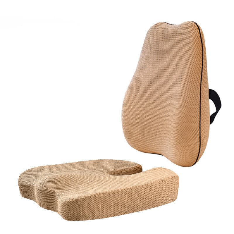Coccyx Orthopedic Memory Foam Seat Cushion Lumbar Back Pillow Pain Relief Car AU