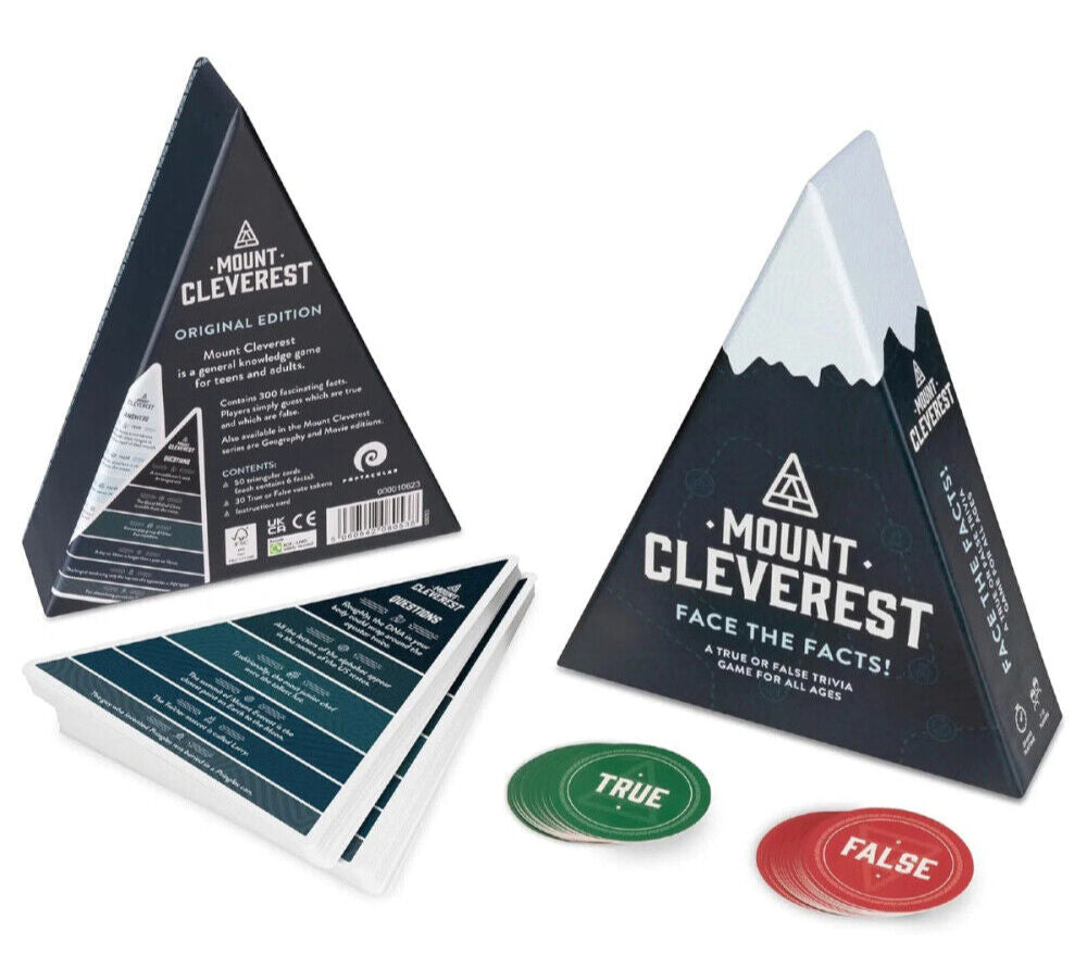 100 PICS MOUNT CLEVEREST Trivia Game - True or False, Fun Family Travel Game New